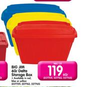Big Jim 60ltr Delta Storage Box