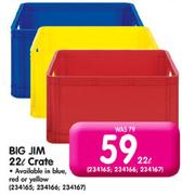Big Jim 22ltr Crate 