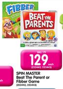 Spin Master Beat The Parent Or Fibber Game Each