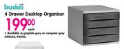 Buddi 4 Drawer Desktop Organiser