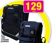 Blue Juice 5 Division Backpack-Each