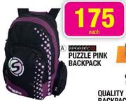 Sportec Puzzle Pink Backpack - Each