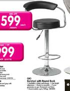 Gio Barstool With Round Back-Each