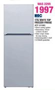 KIC White Top Freezer Fridge-170Ltr(KTF 518 WH)