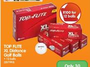 Top Flite XL Distance Golf Balls-12 Balls