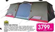 Camp Master Family Cabin 1500 Tent-680cm(l)x200cm(h)x280cm(w) Each
