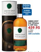  Green Spot Irish Whiskey In Gift Tube-1X750ml