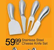 Stainless Steel Cheese Knife Set