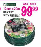 Lifestyle Hosepipe With Fittings-12mmx20m