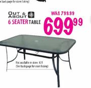 Out & About 6 Seater Table