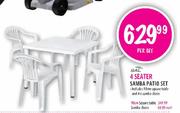 Sal 4 Seater Samba Patio Set