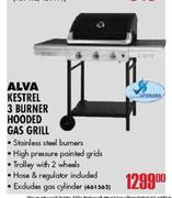 Alva Kestrel 3 Burner Hooded Gas Grill