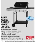 Alva Kestrel 3 Burner Hooded Gas Grill