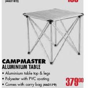 Campmaster Aluminium Table