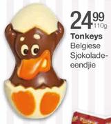 Tonkeys Belgiese Sjokoladeeendjie-110gm