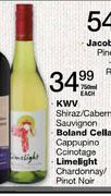 Limelight Chardonnay/Pinot Nair-750ml Each