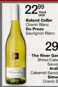 Boland Cellar(Chenin Blanc)/Du Preez (Sauvignon Blanc)-750ml Each