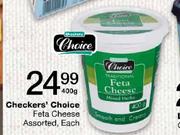 Checker's Choice Feta Cheese Assorted Each-400g