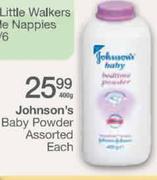 Johnson's Baby Powder 400g-Each