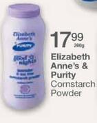 Elizabeth Anne & Purity Cornstarch Powder-200g