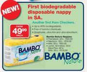 Bambo Nature Nappies Mini 30's-Per Pack