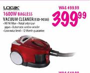 Logik 1600W Bagless Vacuum Cleaner (FJD-903A)