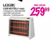 Logik 3 Bar Heater (LT-1800Q)