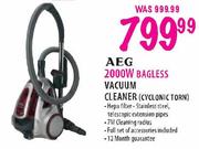 AEG 2000W Bagless Vacuum Cleaner (CYCLONIC TORN)