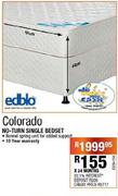 Colorado No-Turn Single Bedset