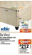 Da Vinci No-Turn Support Top Queen Bedset