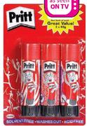 Pritt Value Pack-3x43g Per Pack