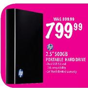 HP 2.5" Portable Hard Drive-500GB