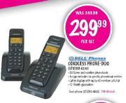Bell Phones Cordless Phone-Duo (STUDIO-4200)-per set