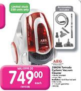 AEG 2000W Tornado Cyclonic Vaccum Cleaner(Model: AO4009)-Each