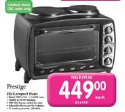 Prestige Compact Oven(Model: PRCO-250)1500W-25L Each