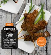 Freshly Prepared Marinated Beef Gourmet Sosaties-100g