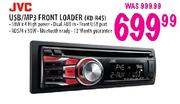 JVC USB/MP3 Front Loader (KD-R45)