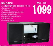 Sinotec 7" Micro DVD Hi-Fi (MDHF-F91TF)