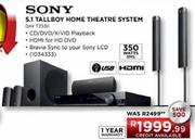 Sony 5.1 Tallboy Home Theatre System-DAV-TZ530