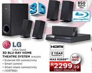LG 3D DVD Blu-Ray Home Theatre System-BH62205