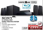Sony 5.1 3D Blu-Ray Home Theatre System-BDV-E280