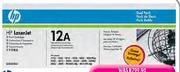 HP 12A Black Laser Toner Cartridge