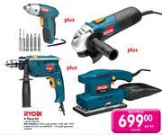 Ryobi 4 Piece Kit-DGS-4K