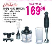 Sunbeam Vegas Hand Blender(0.5l Bowl Capacity)-200W