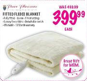 Pure Pleasure Fitted Fleece Blanket