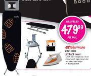 Mellerware 5 In 1 Iron Lux Pack-1200W 