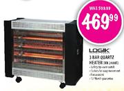 Logik Quartz Heater-3 Bar