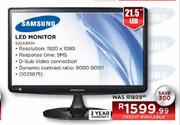 Samsung 21.5" LED Monitor