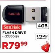 Sandisk Flash Drive-4GB Each