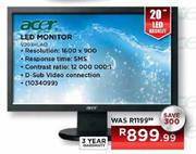 Acer 20" LED Monitor